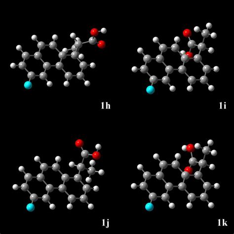 Figure S1 Graphical Representation Of Dft Optimized Conformers Of