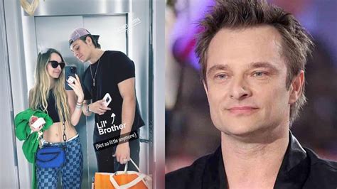 David Hallyday Et Alexandra Pastor Rare Apparition De Leur Fils