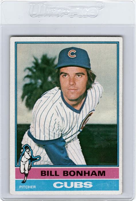 1976 Topps 151 Bill Bonham Chicago Cubs MLB Baseball Vintage EBay