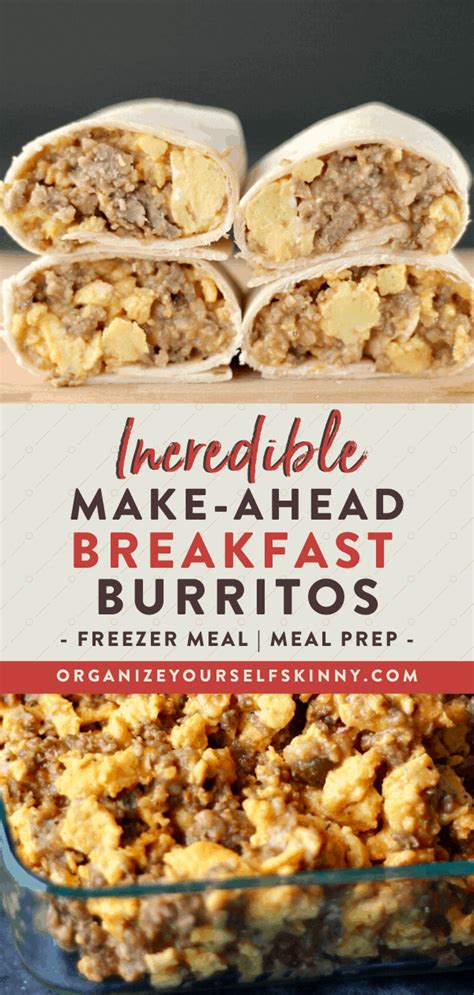 Breakfast Burrito Recipe Meal Prep