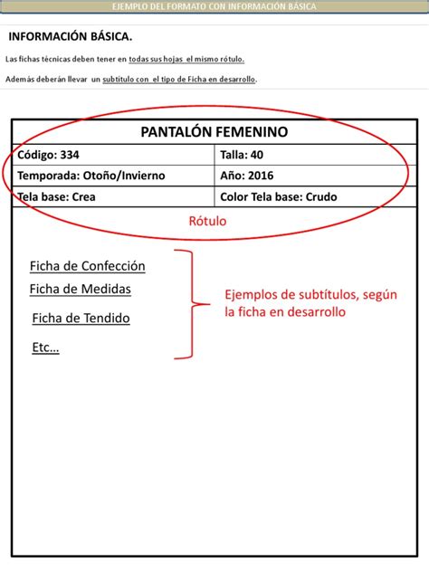 Que Es Una Ficha Tecnica Y Ejemplos Opciones De Ejemplo