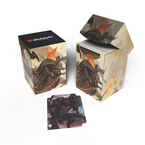 MAGIC THE GATHERING BOÎTE DE PLASTIQUE POUR DECK RAKDOS 100