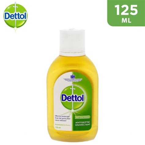 Buy Dettol Antiseptic Antibacterial Disinfectant Liquid 125 ml توصيل