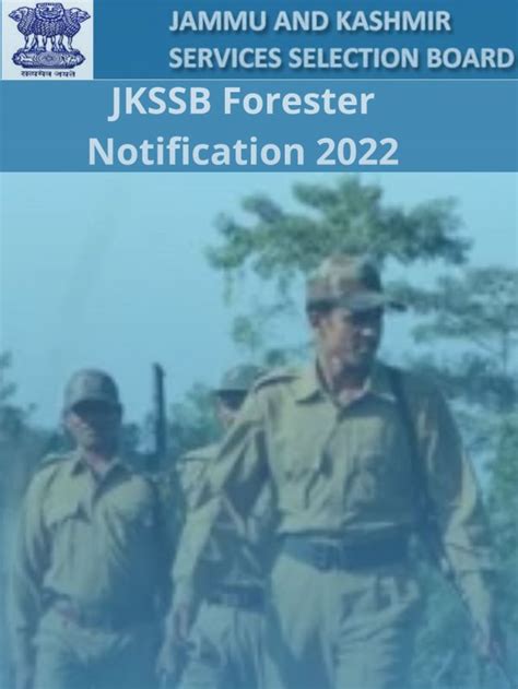 Jkssb Forester Notification 2022 Latest Job Hub