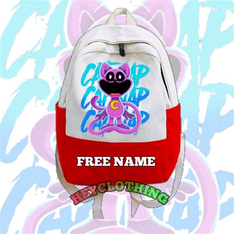 Childrens School Backpack Catnap Smiling Critters Bag Free Add Name