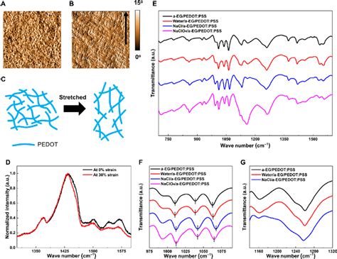 Afm Images And Vibrational Spectra Afm Phase Images Of Naclo