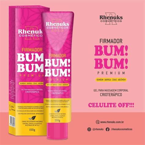 Rhenuks Bumbum Premium Gel Firmador Para Massagem Crioter Pico G