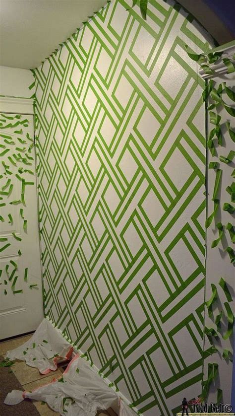 Painters tape design wall – Artofit