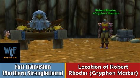 Location Of Robert Rhodes Gryphon Master Northern Stranglethorn