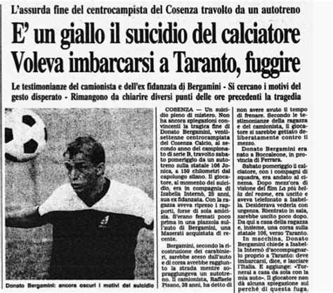 Ventisette Anni Dopo La Morte Del Calciatore Denis Bergamini Ancora