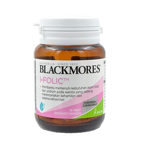 Blackmores I Folic Tablet Kegunaan Efek Samping Dosis Dan Aturan