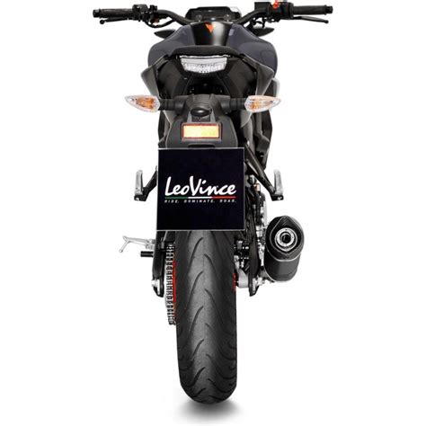 Ligne Compl Te Leovince Lv One Evo Kat Black Edition Acier Inox Yamaha