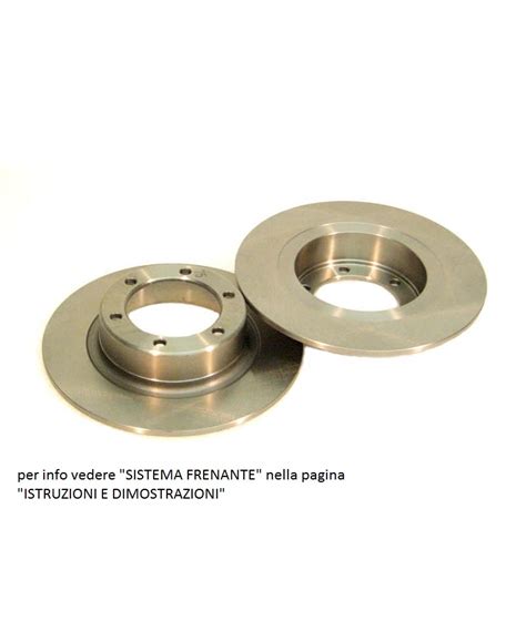 Pair Of Brake Discs Npm Citroen Cv Service Ricambi Cv Dyane