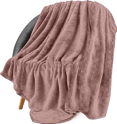 Amazon Utopia Bedding Fleece Blanket Throw Size Purple 300 GSM