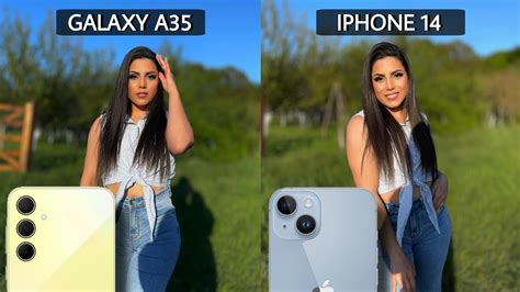 Samsung Galaxy A35 5g Vs Iphone 14 Camera Test Comparison Youtube