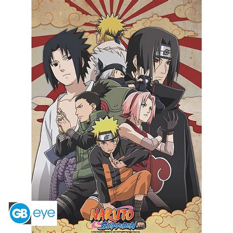 NARUTO SHIPPUDEN Poster Shippuden Group 2 - Abystyle