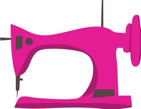 Pink Sewing Machine Clipart