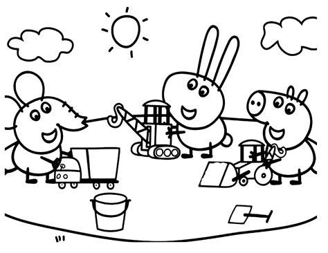 Coloriage Peppa Pig