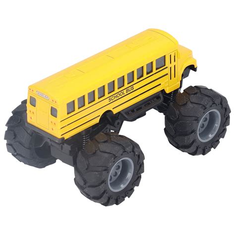 School?Bus?Model?Toy, School?Bus?Pull?Back?Toy Plastic Interior?Chassis High?Simulation For Home ...