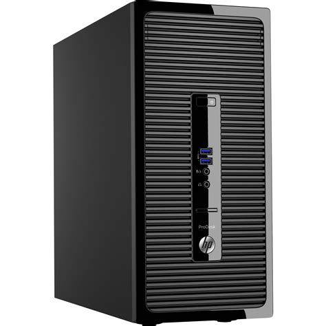 HP ProDesk 400 G3 Microtower Desktop Computer W5X53UT ABA B H