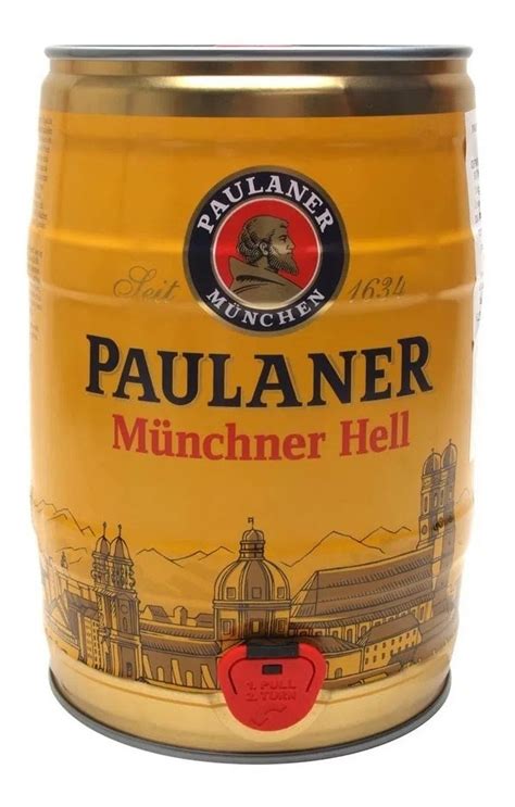 Barril Cerveja Paulaner Munchner Hell 5 Litros Frete Grátis