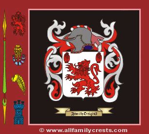 Fox family crest and meaning of the coat of arms for the surname Fox ...