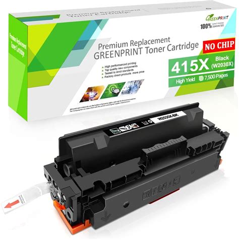 【NO CHIP】Compatible Toner Cartridge W2030X 415X ( W2030A 415A ) Black ...