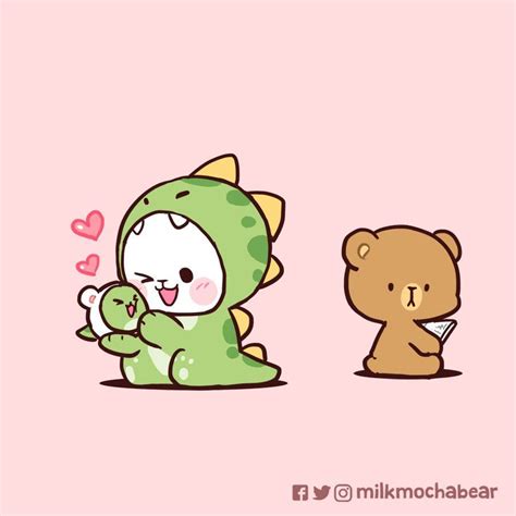 Milk And Mocha On Twitter Cute Bear Drawings Milk And Mocha Cute Kawaii