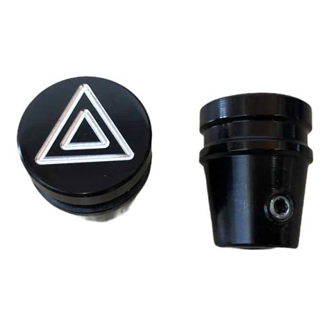 Botão Billet Black Painel Hot Rods Pick Ups Performance V