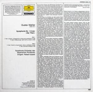 Sinfonie Nr D Dur Der Titan Lp Re Release Von Gustav Mahler