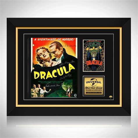 Dracula 1931 Script Limited Signature Edition Custom Frame Rare T