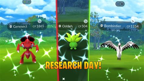 THE ODDISH RESEARCH DAY IS HERE Shiny BOOSTED Oddish Tasks Shiny