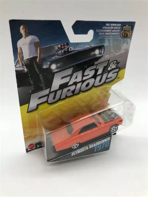 MATTEL HOT WHEELS Fast Furious 7 Plymouth Roadrunner 1970 modèle jouet voiture EUR 5 99