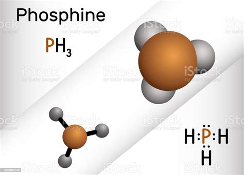 Phosphine Phosphane Ph3 Molecule It Is Pnictogen Hydride Insecticide