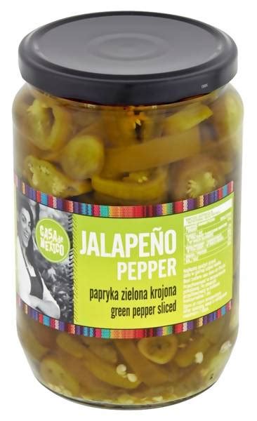 Papryka Zielona Jalapeno 670g Casa De Mexico