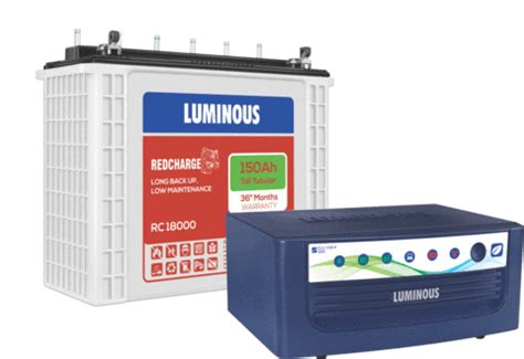 Luminous Inverter 1050 150AH Battery Combo Price In Chennai