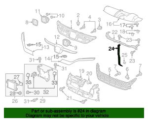 71165 THR A00 Bracket Center Mount Support 2018 2020 Honda Odyssey