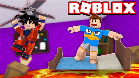 O Novo Ch O Lava No Roblox The Floor Is Lava Escape Youtube