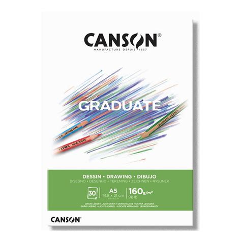 Canson Bloc Dessin Blanc Graduate Feuilles G A Bcd