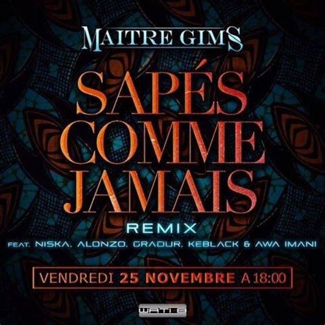 The Cover Art For Sapes Comme Jamais S Album Featuring An Image Of