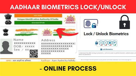 How To Lock And Unlock Your Aadhaar Biometrics Online