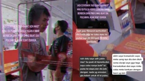 Viral Karyawan Minimarket Tolong Korban Hipnotis Yang Diminta Kirim