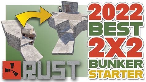 X Bunker The Process X Rust Starter Base Build Stair