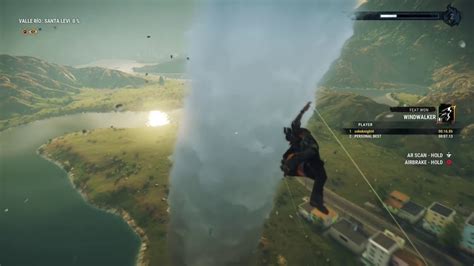 Just Cause 4 Wingsuit In A Tornado Youtube