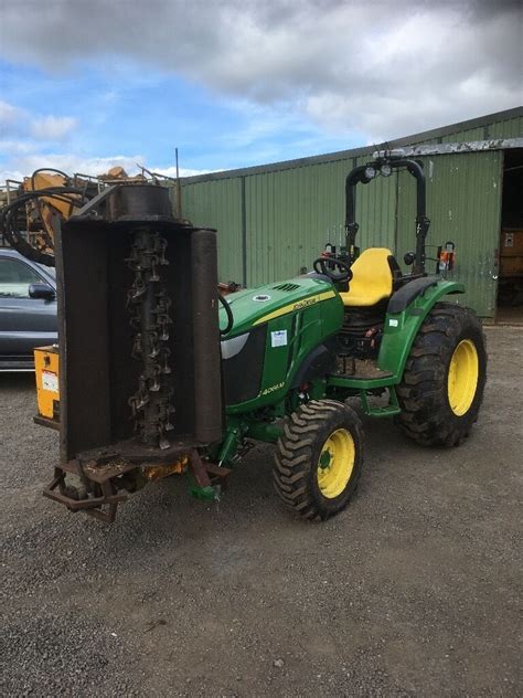 JOHN DEERE 4066 HEAVY DUTY COMPACT TRACTOR 66HP INCLUDES FRONT FLAIL NO