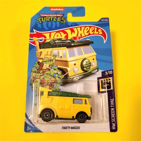 Hot Wheels Party Wagon Tartarugas Ninjas Lacrado Shopee Brasil
