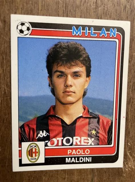 Figurina Calciatori Paolo Maldini Milan N Panini