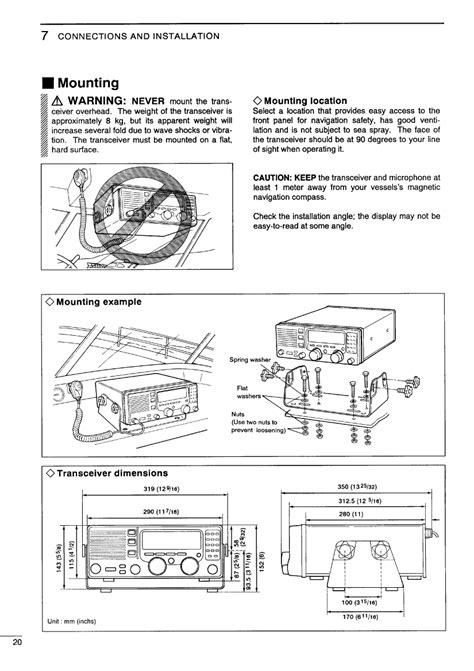 Icom Ic M710 Instruction Manual