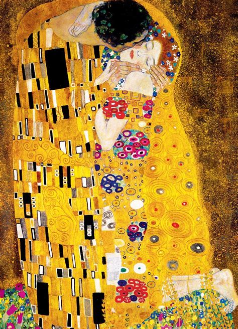 Puzzle Fine Art Masterpieces The Kiss By Gustav Klimt In