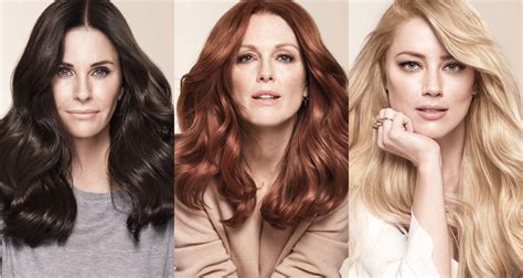 Courteney Cox Julianne Moore And Amber Heard Partner With Loréal Paris